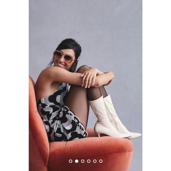 Anthropologie x Maeve Halter Mini Dress Size 14 - Picture 4 of 11